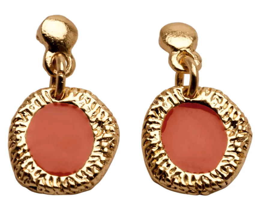 Karine Sultan Enamel Drop Earrings