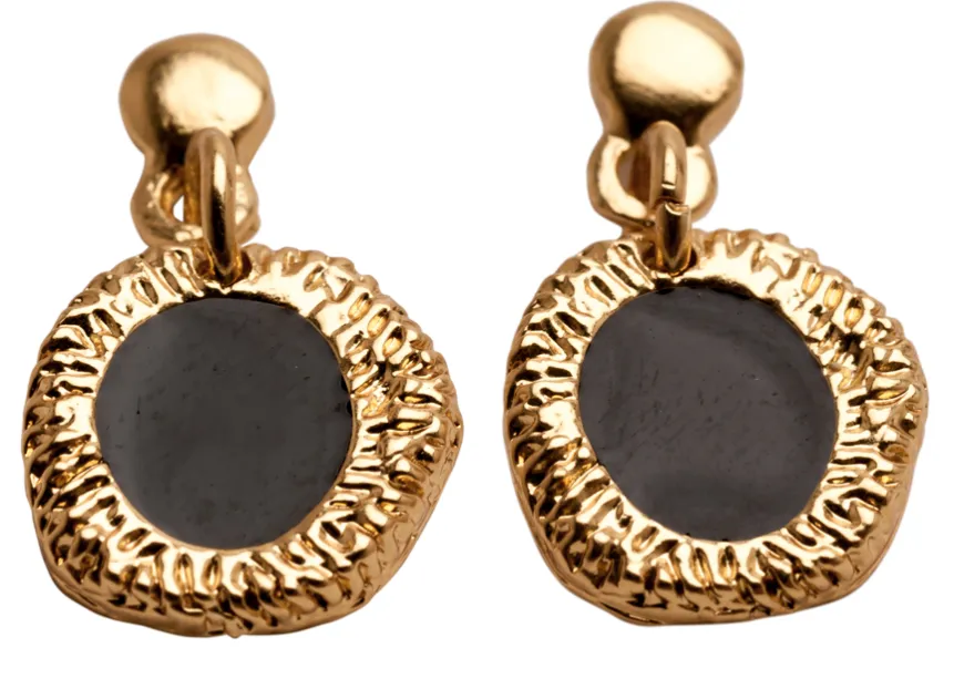 Karine Sultan Enamel Drop Earrings