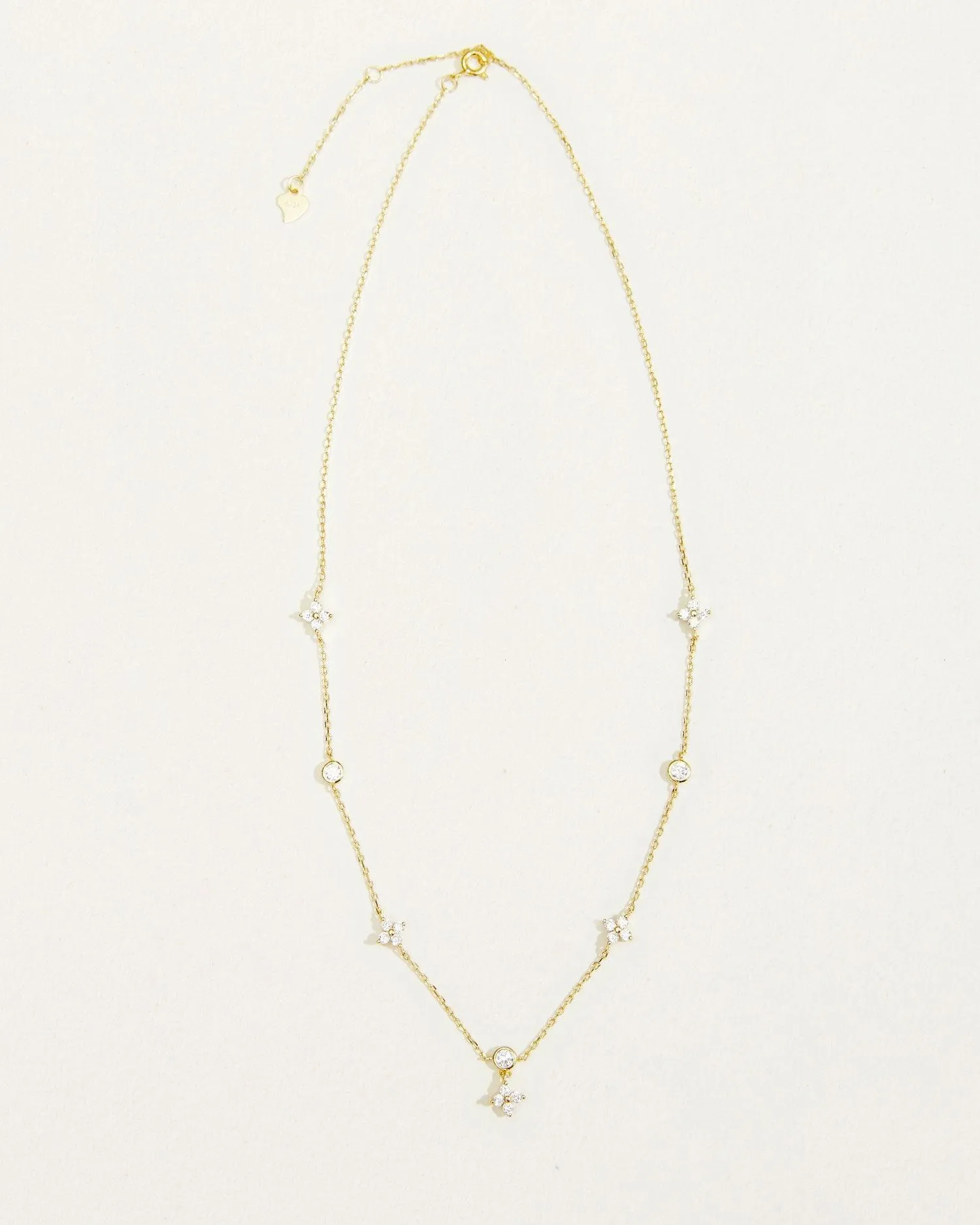 Lucky Clover Necklace in Gold