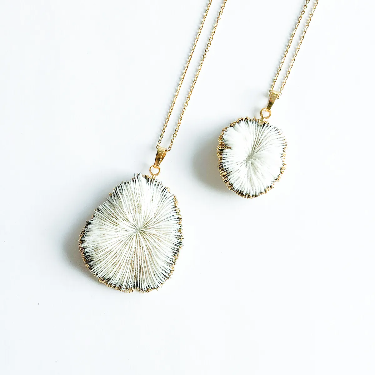 MARJA MUSHROOM CORAL NECKLACE