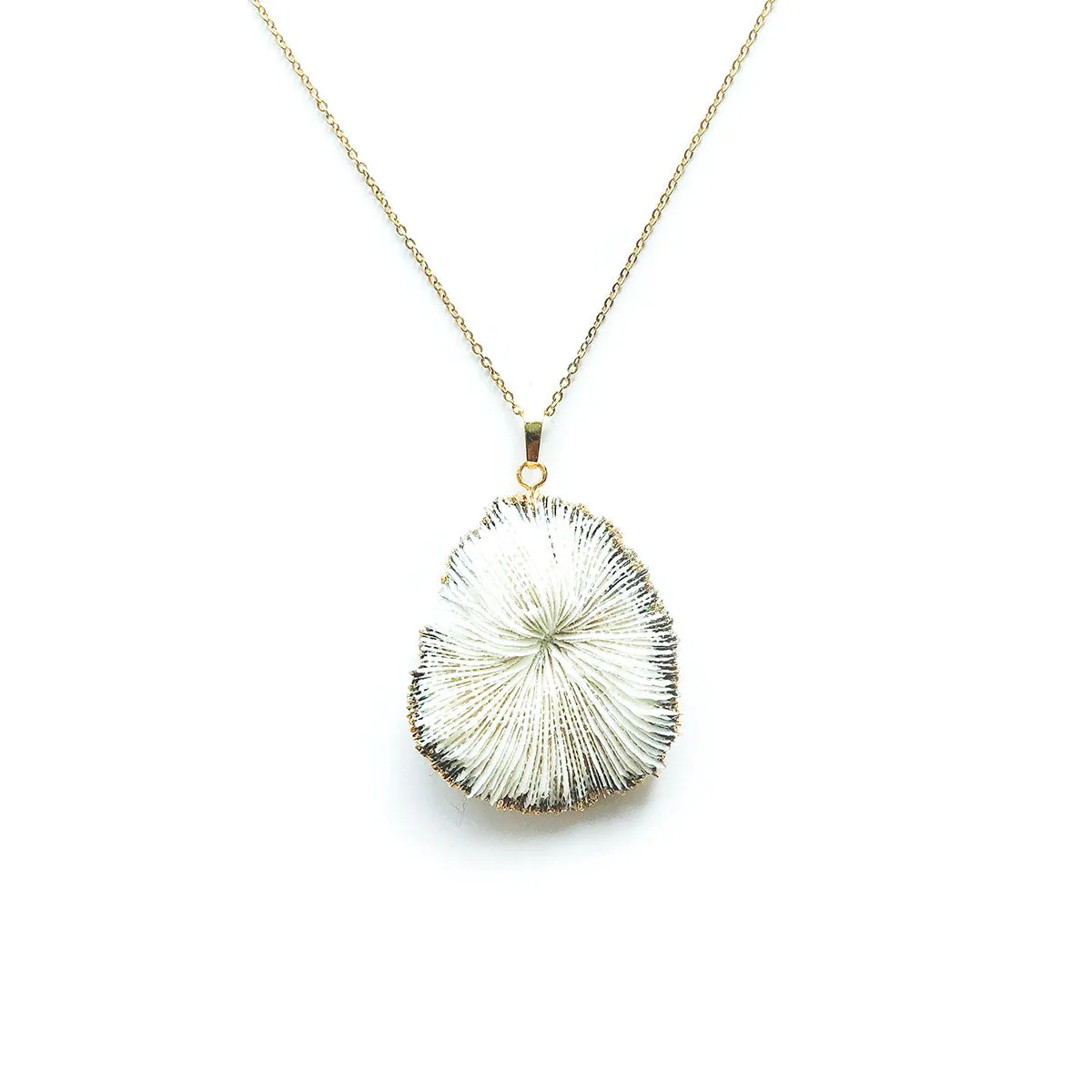 MARJA MUSHROOM CORAL NECKLACE