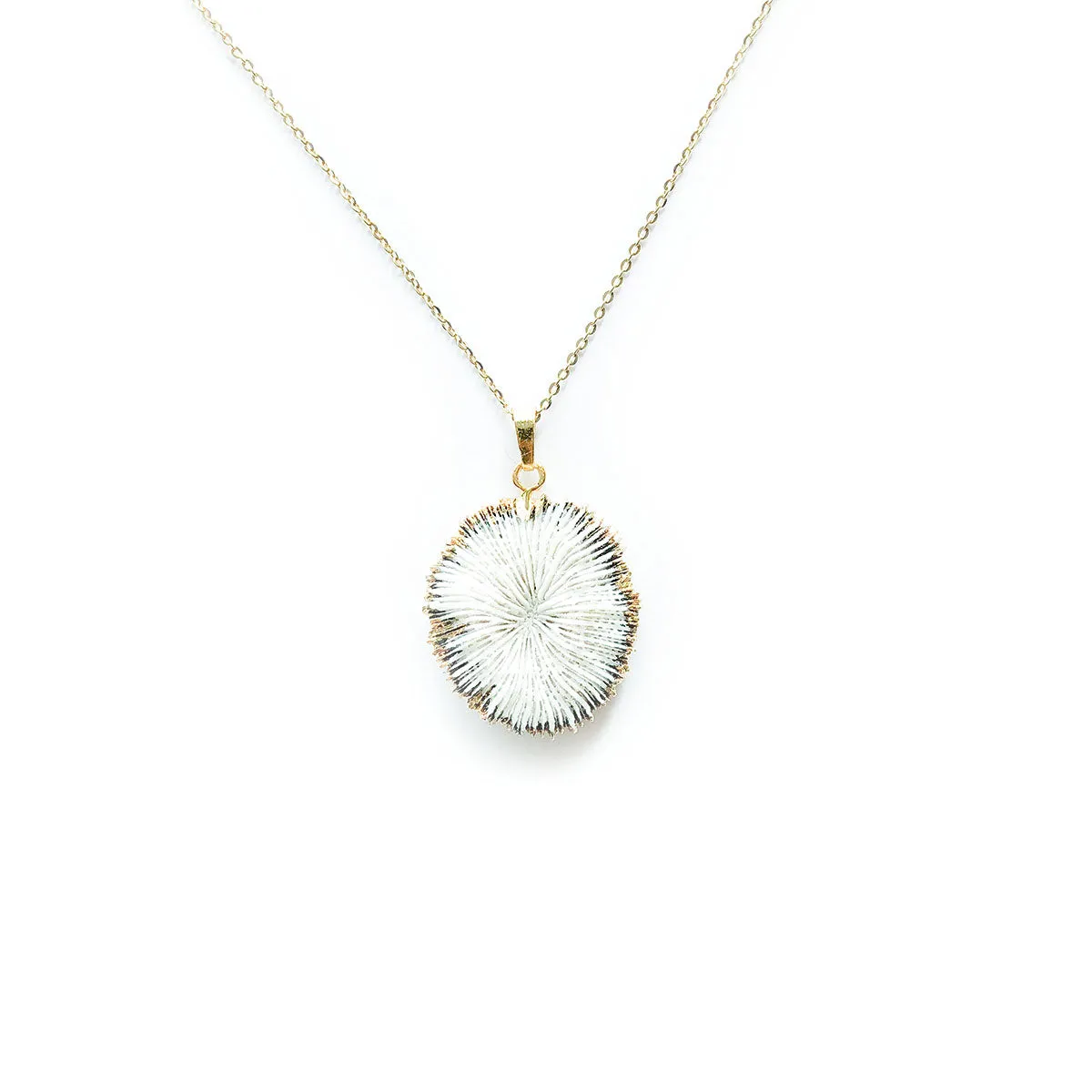 MARJA MUSHROOM CORAL NECKLACE