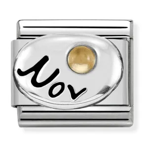 NOMINATION Link Silver November with Citrine