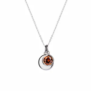 November Birthstone Pendant - Citrine/Topaz