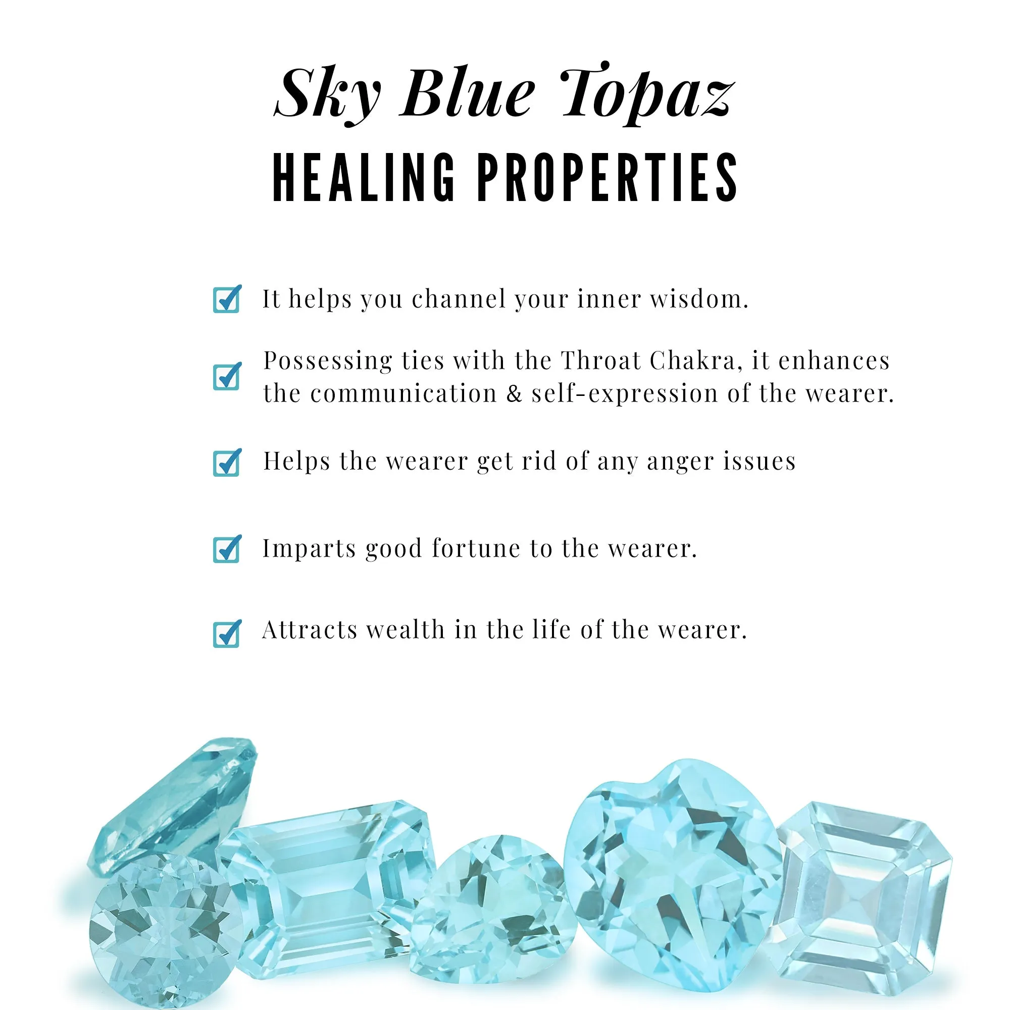Pear Cut Sky Blue Topaz Designer Crossover Engagement Ring with Diamond