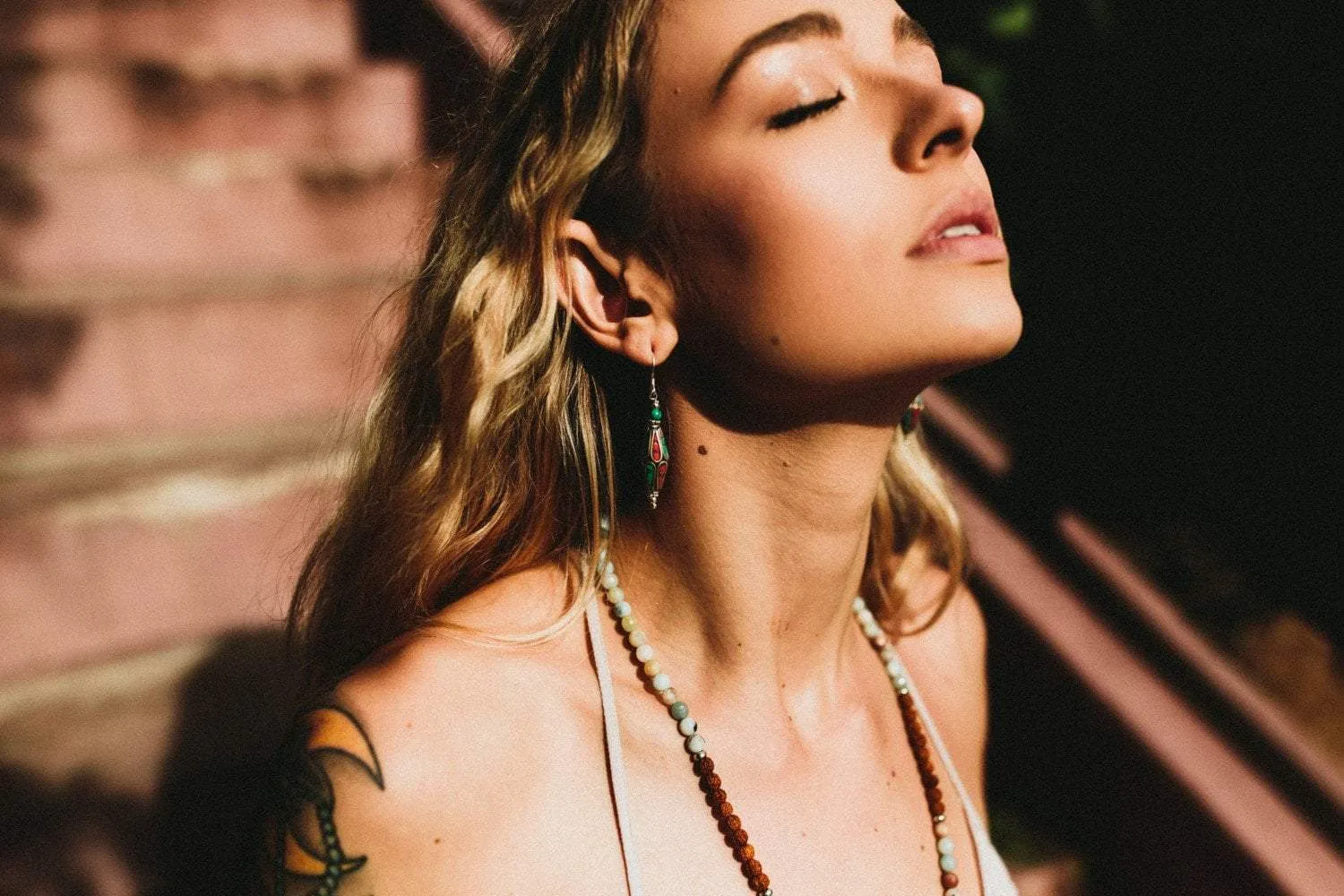 Protection and Success Tibetan Earrings