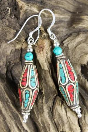 Protection and Success Tibetan Earrings
