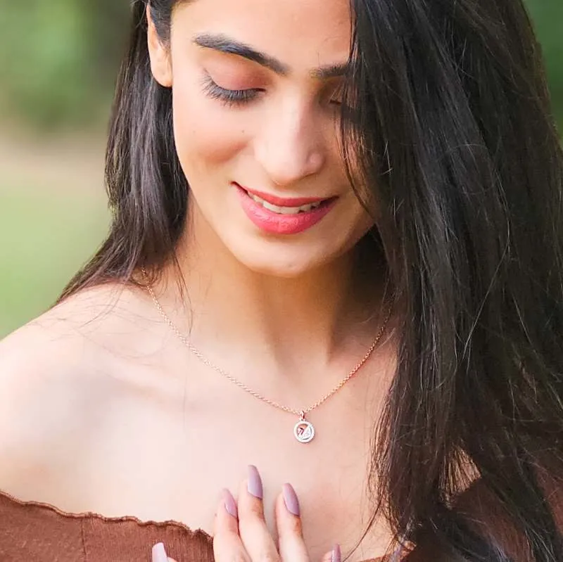 Radiant Rose Gold Swan Pendant Necklace