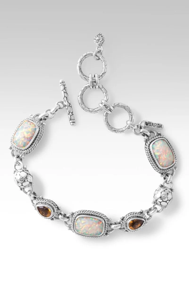 Rise Above Bracelet II™ in Peaches & Cream Simulated Opal
