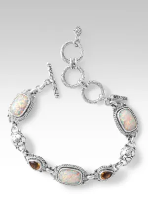 Rise Above Bracelet II™ in Peaches & Cream Simulated Opal