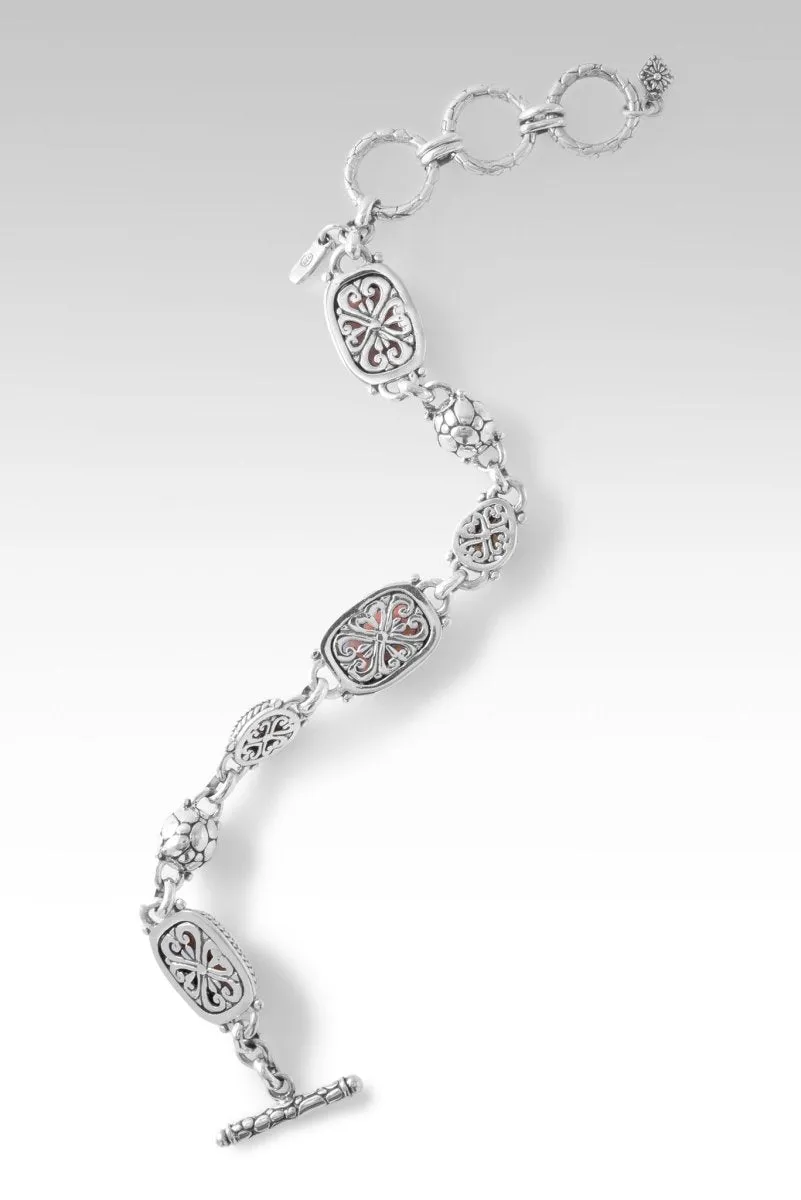 Rise Above Bracelet II™ in Peaches & Cream Simulated Opal