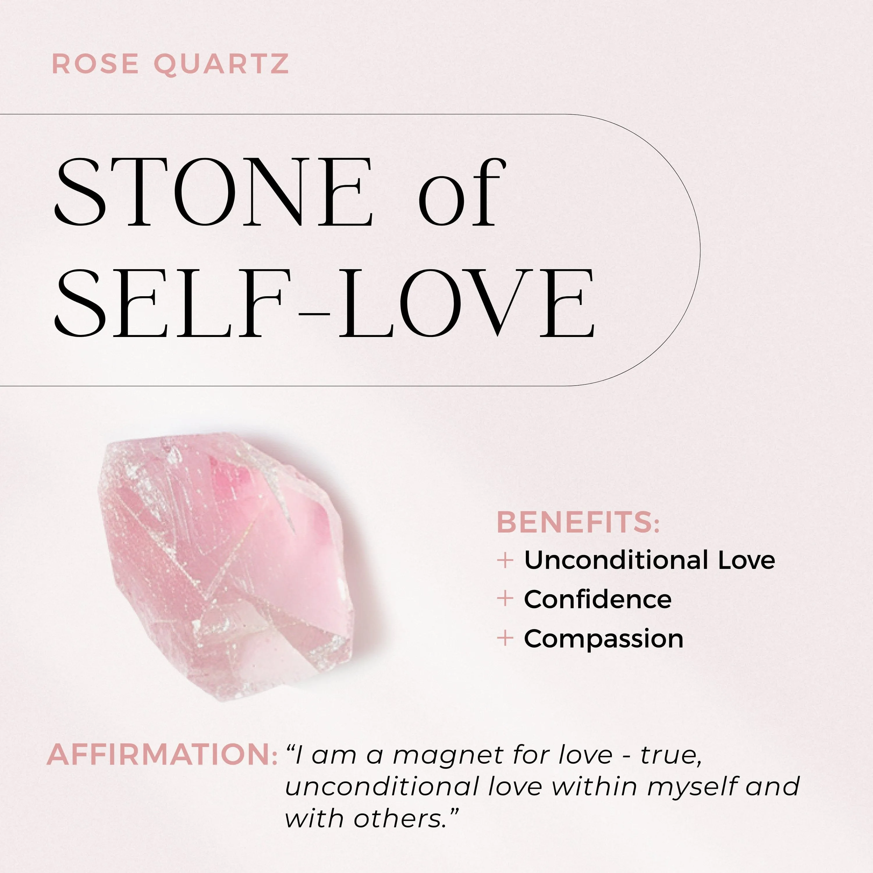 Rose Quartz Necklace - Sway