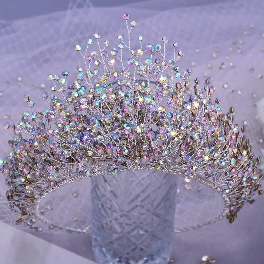Royal crystal wedding tiara, bridal tiara, wedding tiara