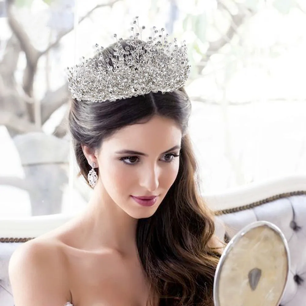 Royal crystal wedding tiara, bridal tiara, wedding tiara