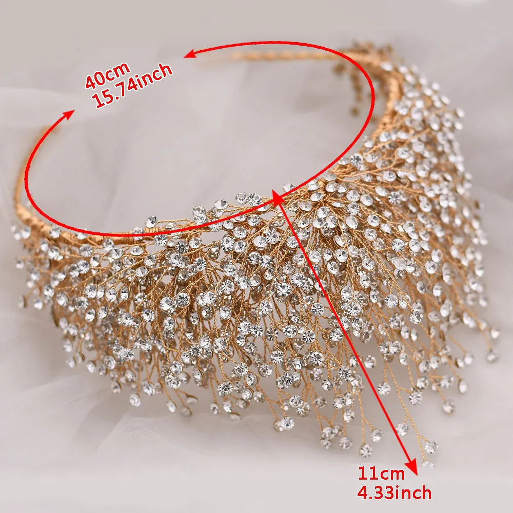 Royal crystal wedding tiara, bridal tiara, wedding tiara