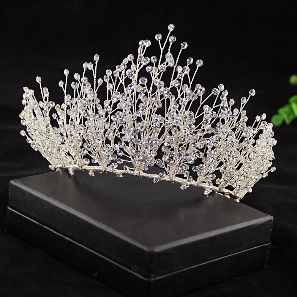 Royal crystal wedding tiara, bridal tiara, wedding tiara
