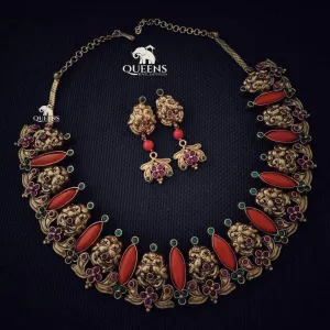 SINDHURI CORAL NECKLACE