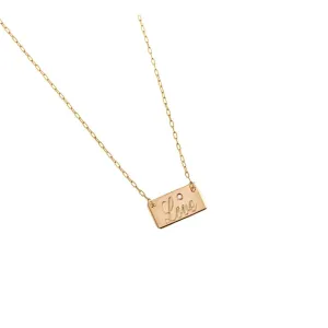 Small Square Necklace