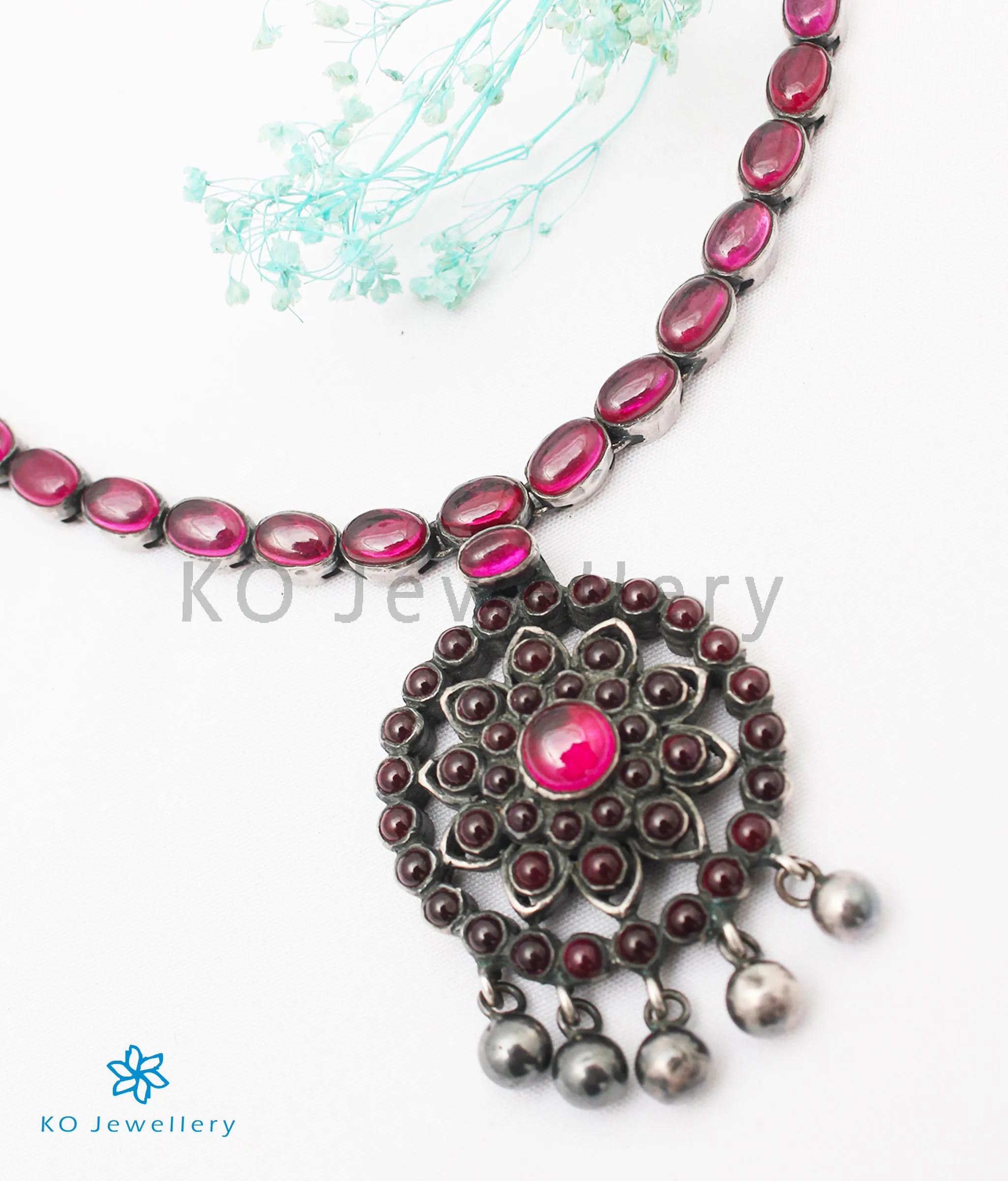 The Anuttara Silver Kemp Necklace (Oxidised)