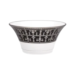 Tiara Black & Platinum Cereal Bowl