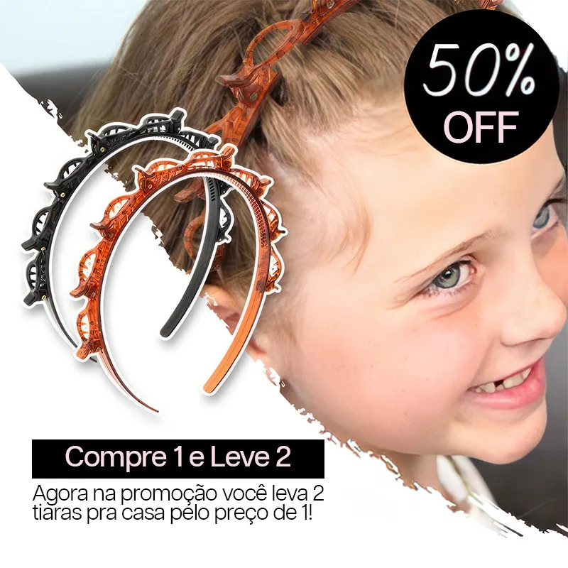 Tiara Feminina Encanto de Mechas (Compre 1, Leve 2) - Roses Jolie