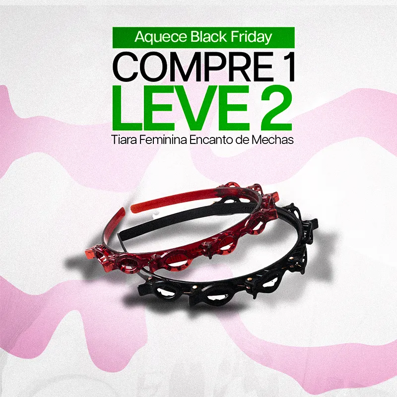 Tiara Feminina Encanto de Mechas (Compre 1, Leve 2) - Roses Jolie