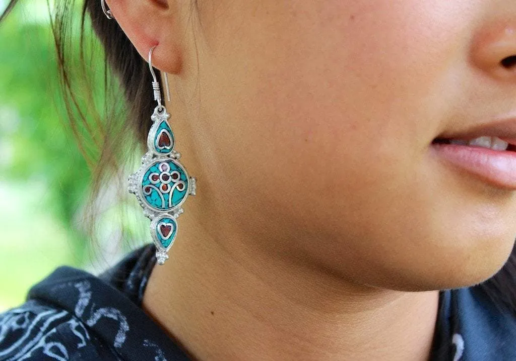 Tibetan Heaven and Earth Earrings