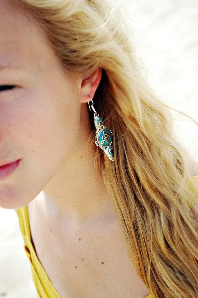 Tibetan Heaven and Earth Earrings