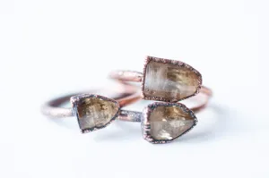 Utah topaz ring | Raw topaz ring