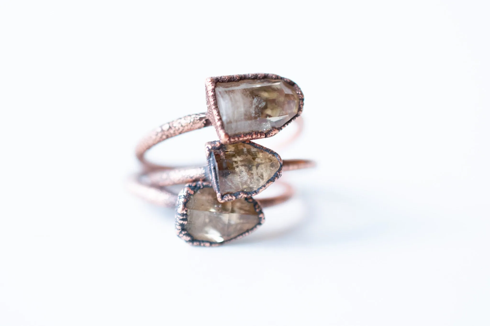 Utah topaz ring | Raw topaz ring