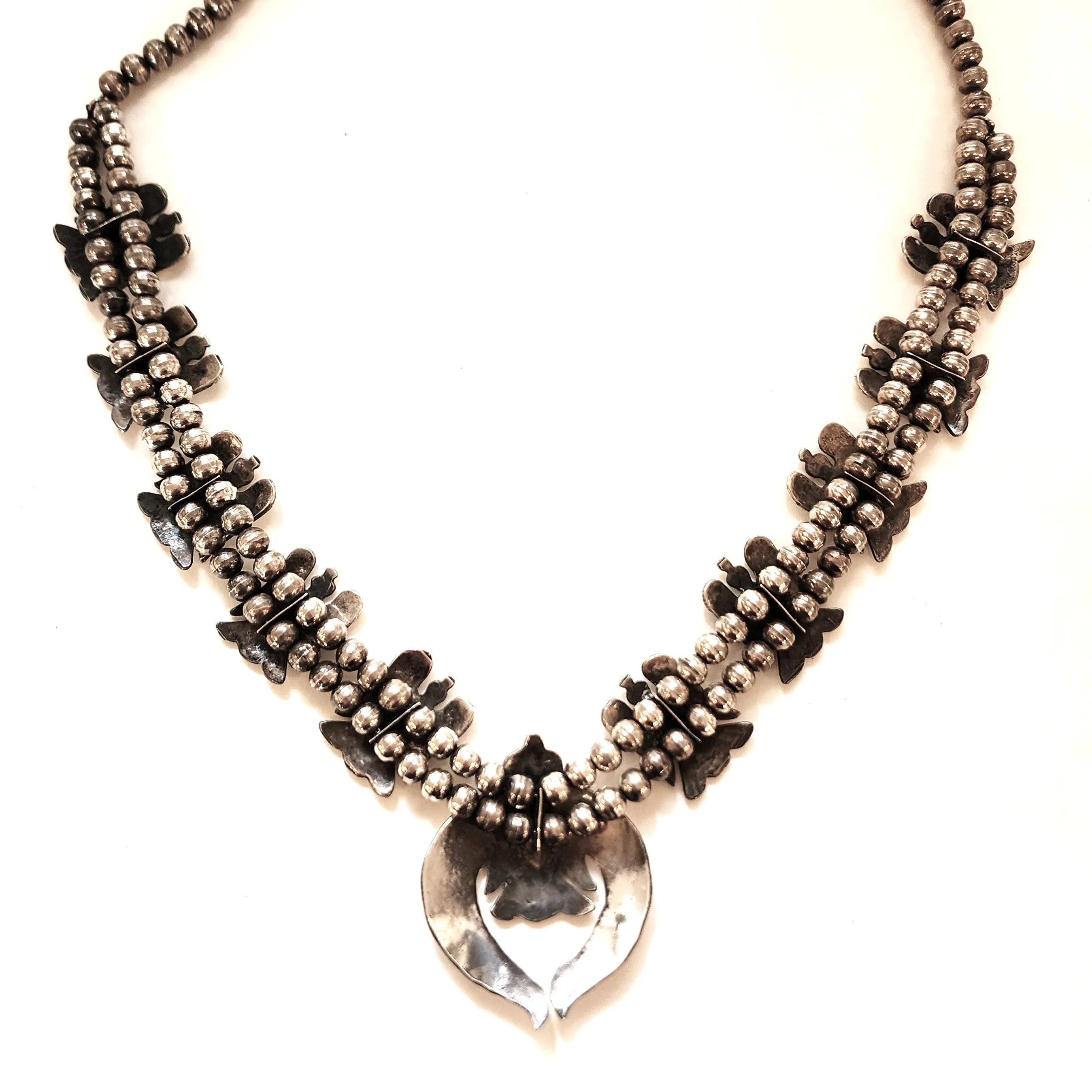 Vintage Peyote Bird Necklace