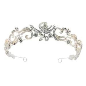 Whimsical Crystal & Pearl Tiara